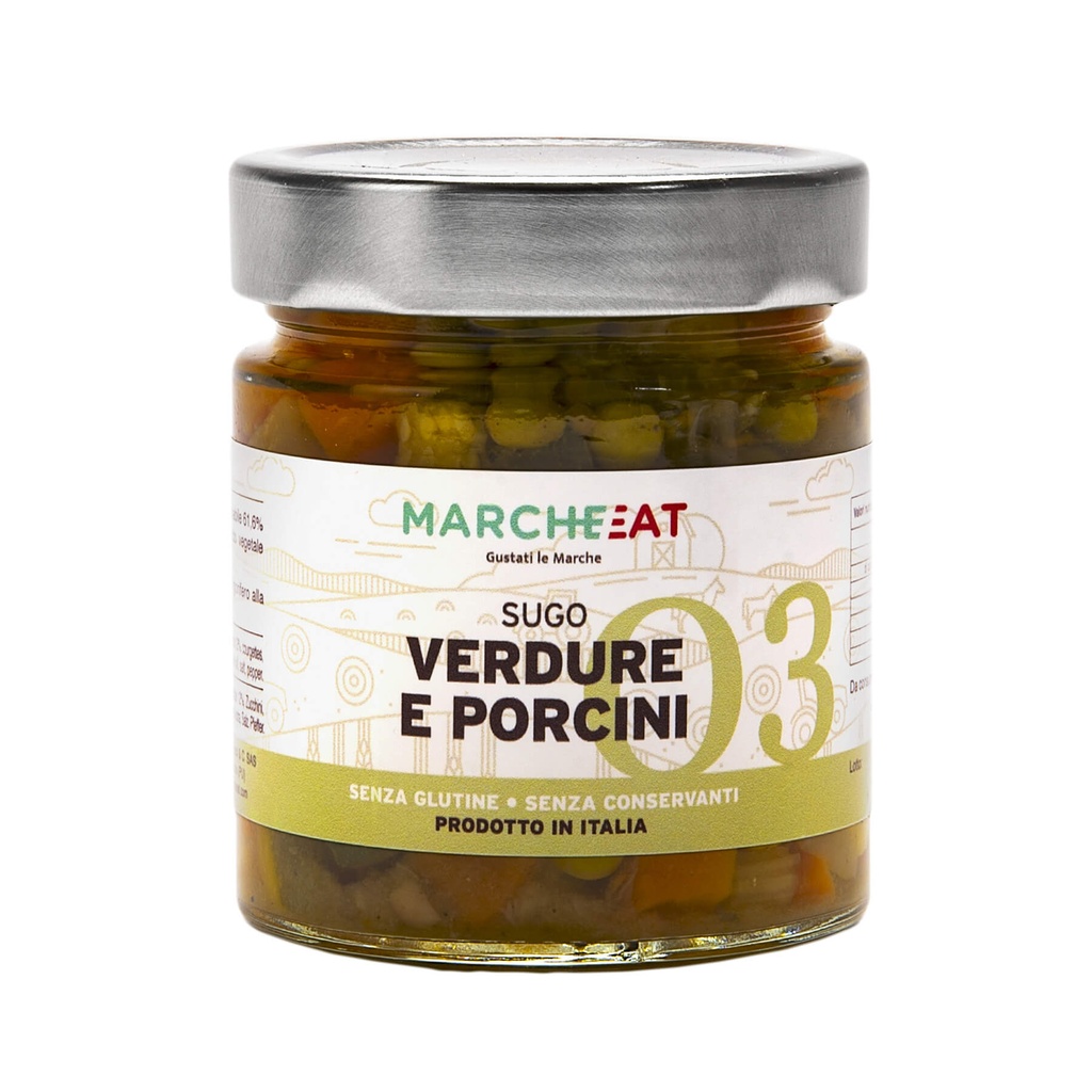 Sugo verdure e porcini