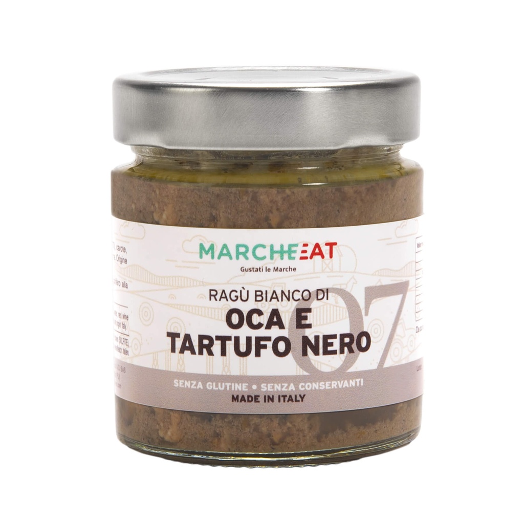 Ragù bianco d’oca e tartufo nero